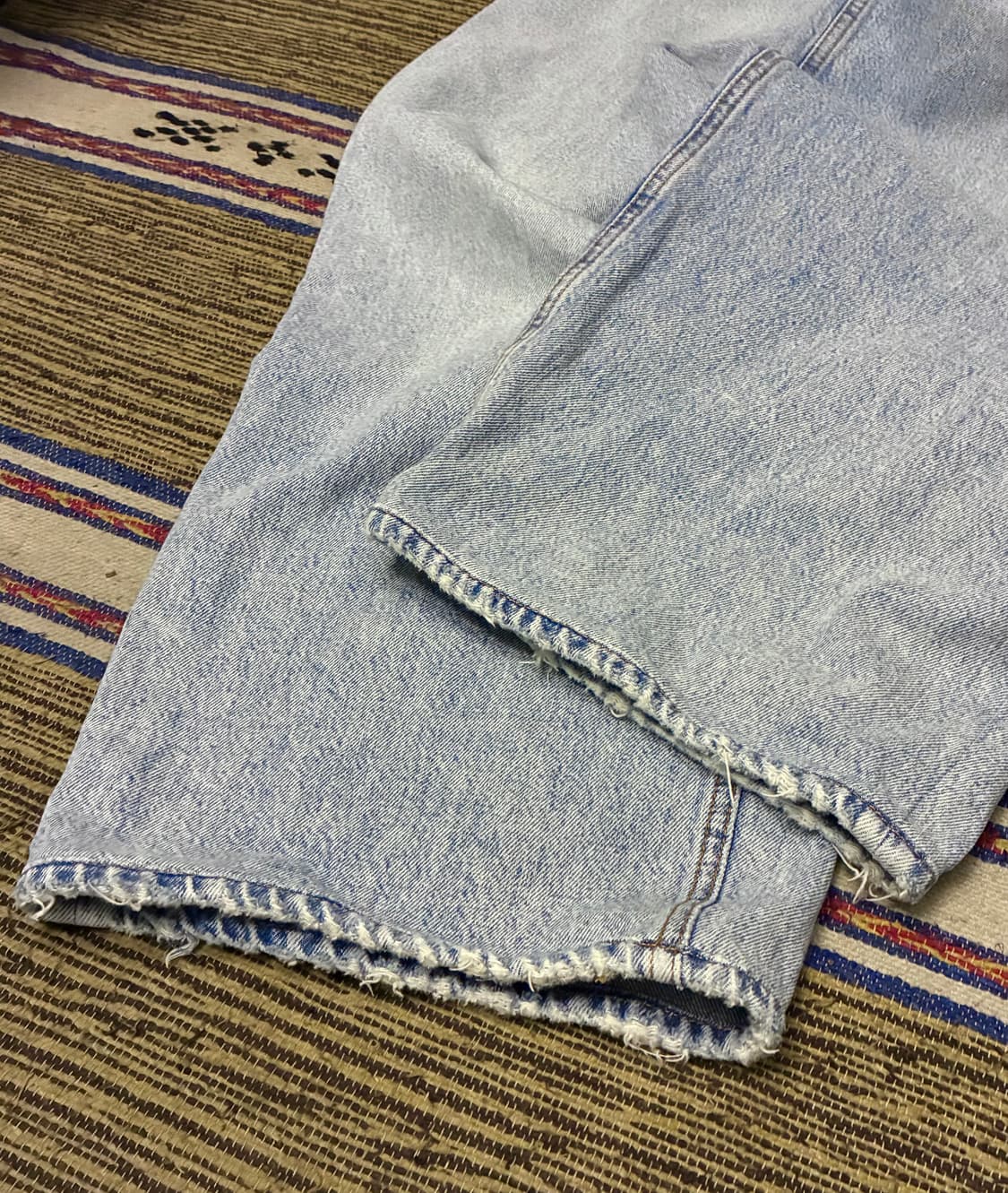 (27~28)Haikure 하이쿠레 베서니 스트롬볼리 와이드 데님 연청 상품이미지5