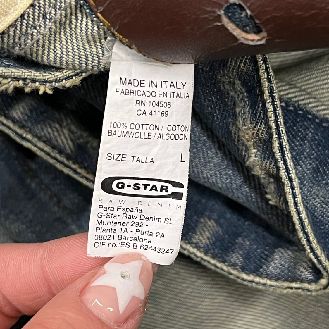 [정품/L] G-STAR RAW 데님 자켓 청자켓 b10 상품이미지6