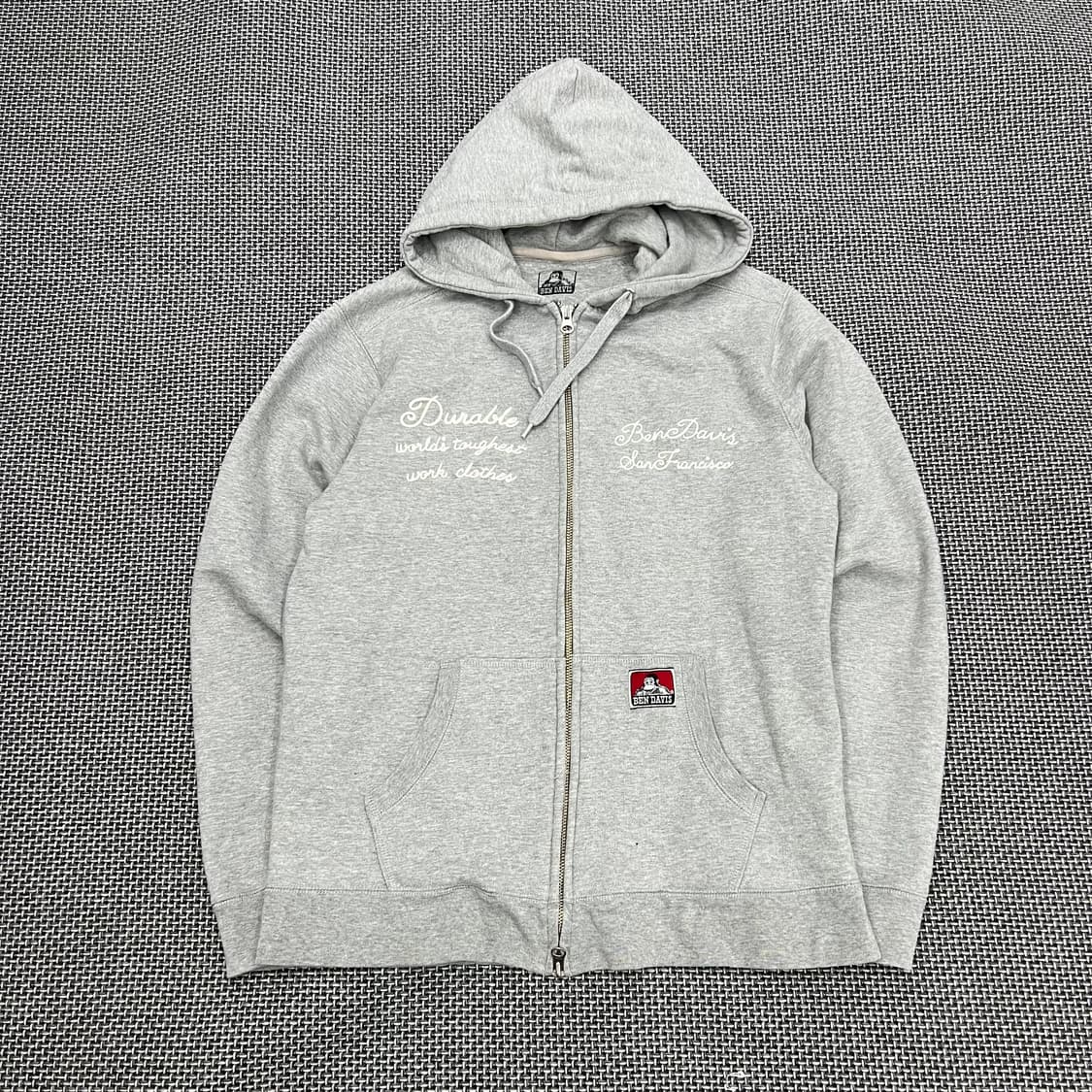 벤데이비스 그레이 후드집업 상품이미지1