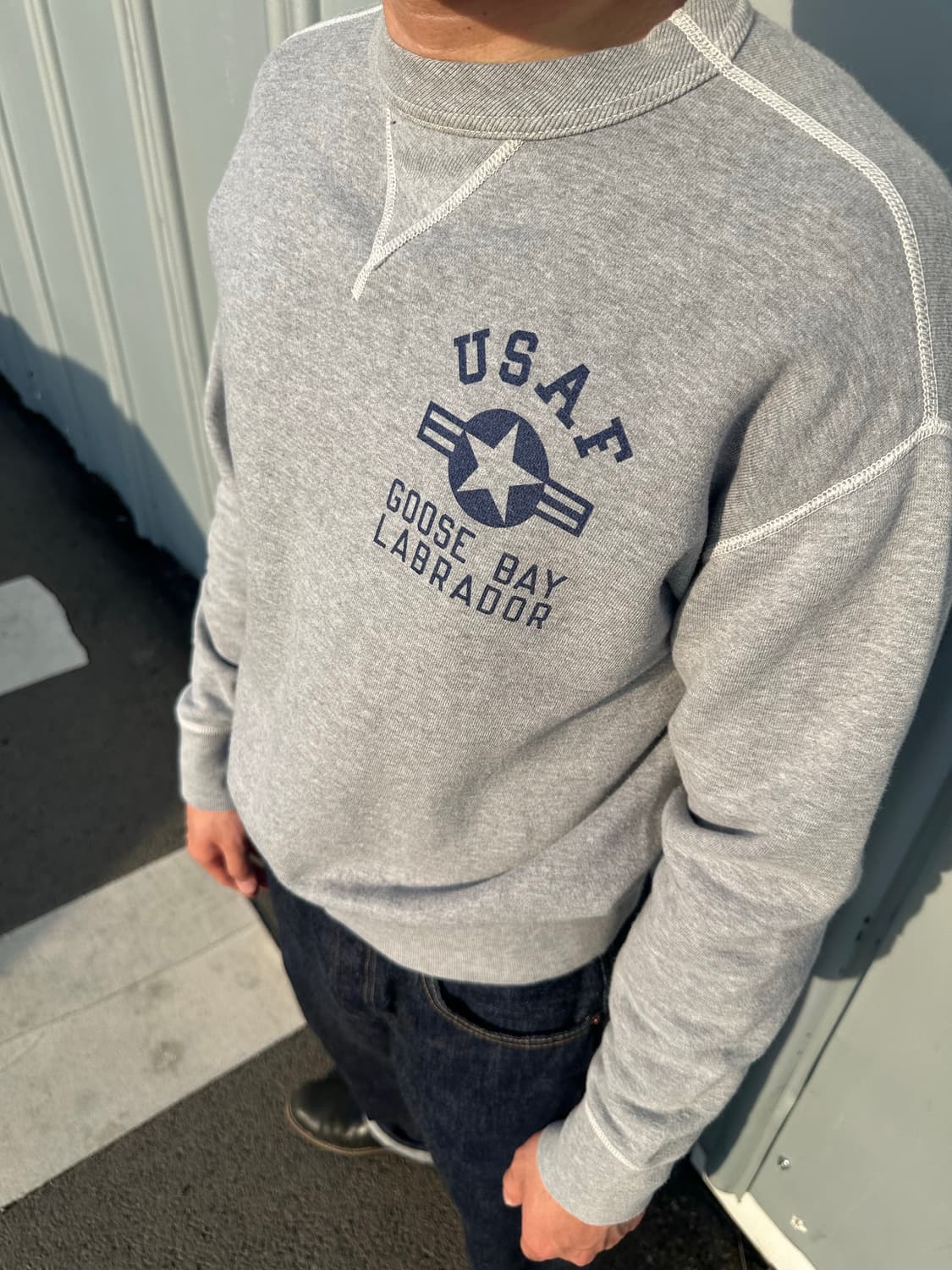 리얼맥코이 USAF 밀리터리 루프휠 스웻셔츠 상품이미지6