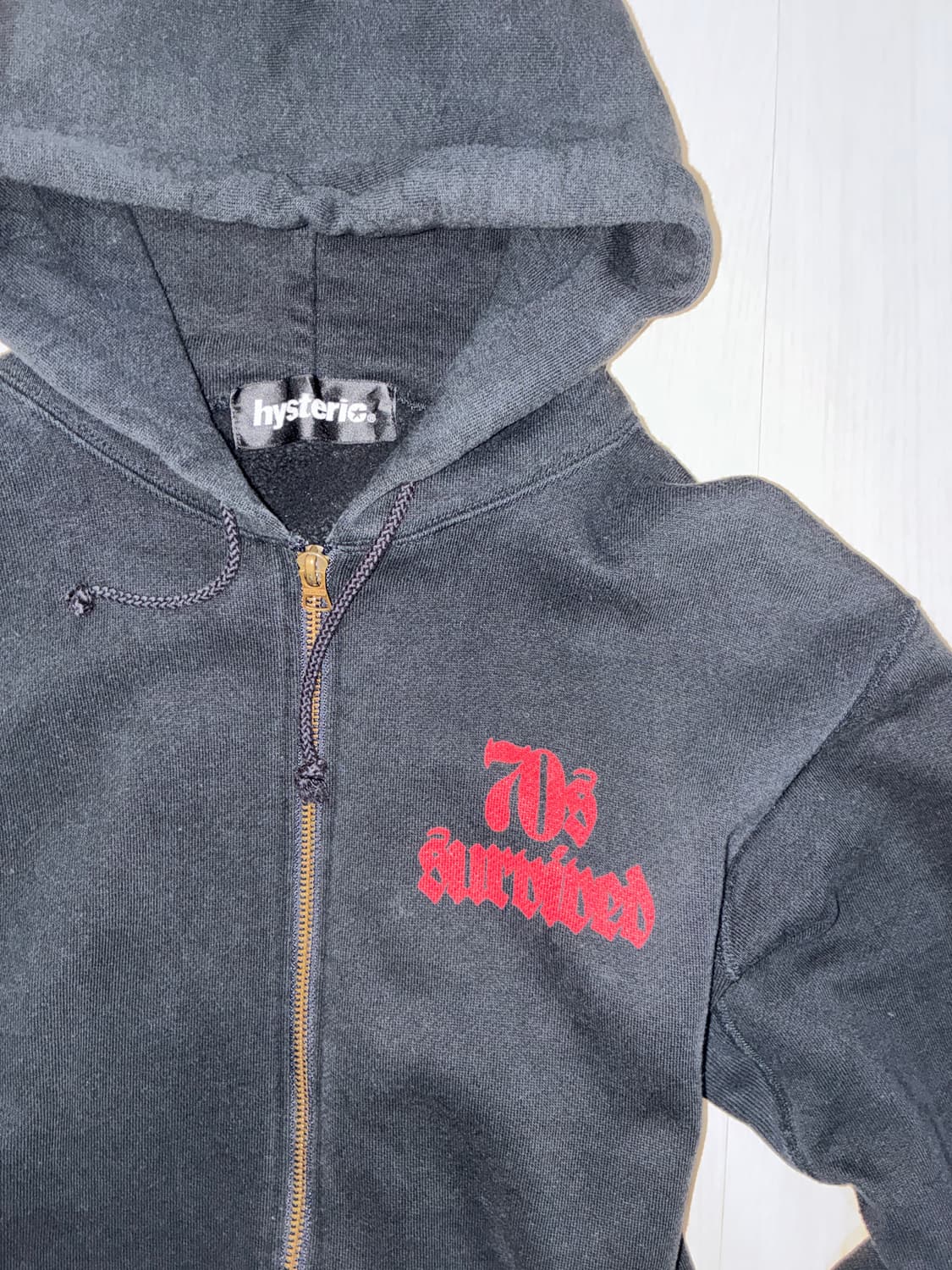 히스테릭글래머 서바이브드 후드집업 빈티지 상품이미지6