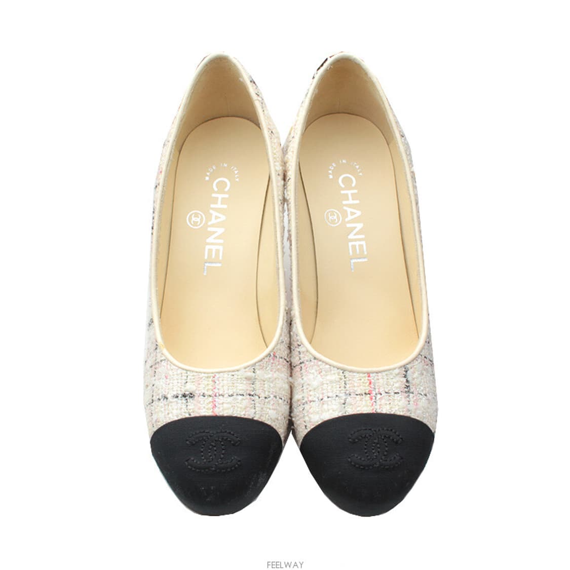 샤넬 트위드 캡토 펌프스 35 C 상품이미지2