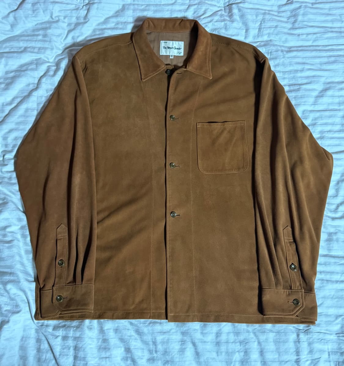 뤡코즈 스웨이드 셔츠 3사이즈 상품이미지1