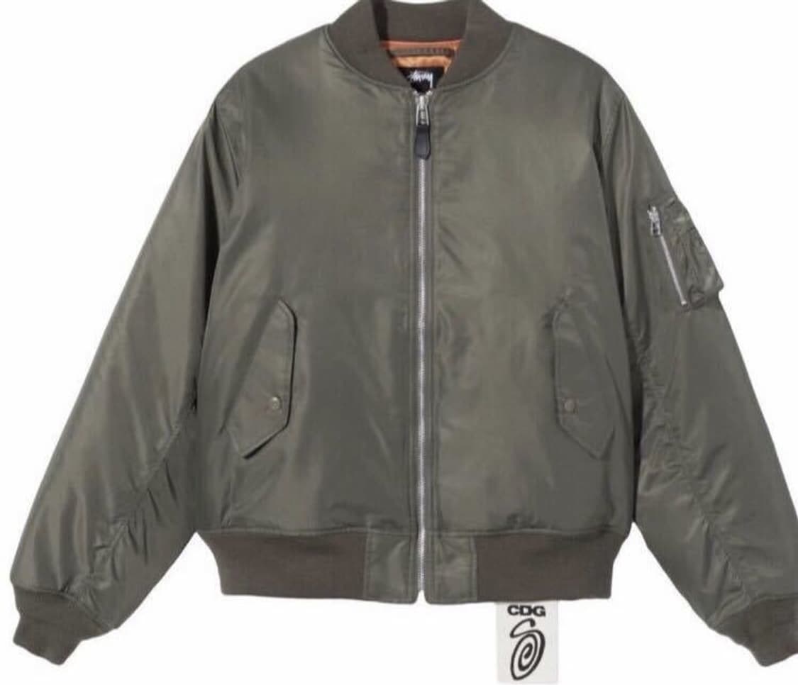 [M] 스투시xCDG 꼼데가르송 MA-1 자켓 상품이미지1