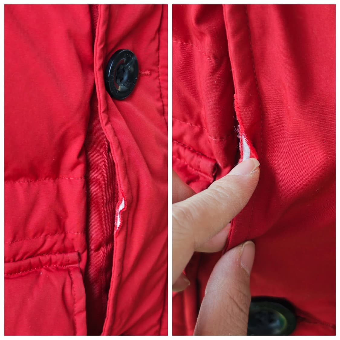 폴로 랄프로렌 히말라야 다운 파카 패딩 자켓 레드 M 상품이미지9