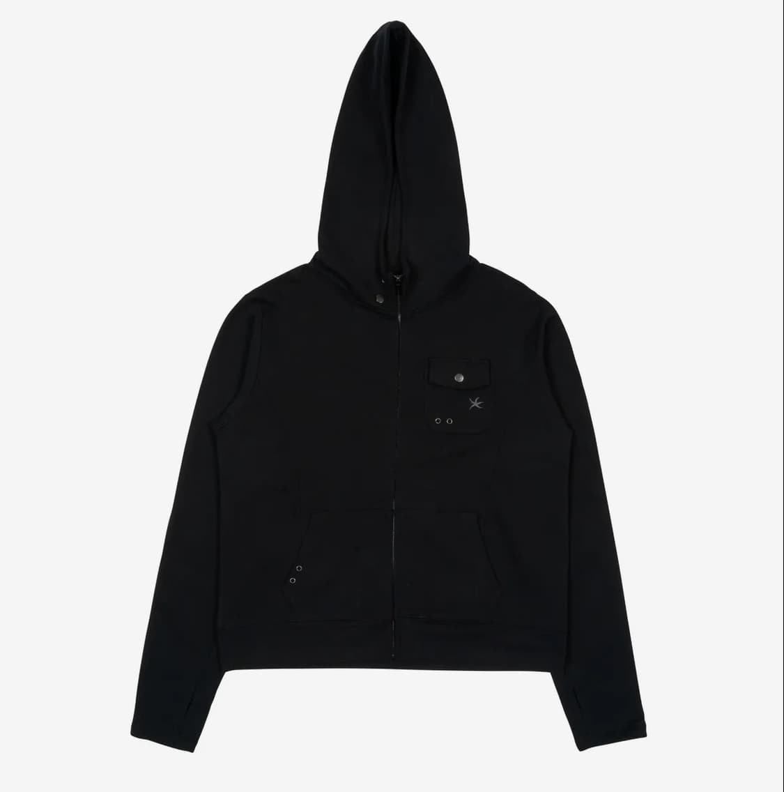 더콜디스모먼트 후드집업 블랙 상품이미지1