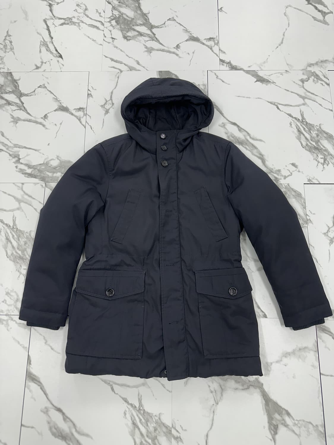 휴고보스 네이비 덕다운 패딩 상품이미지1