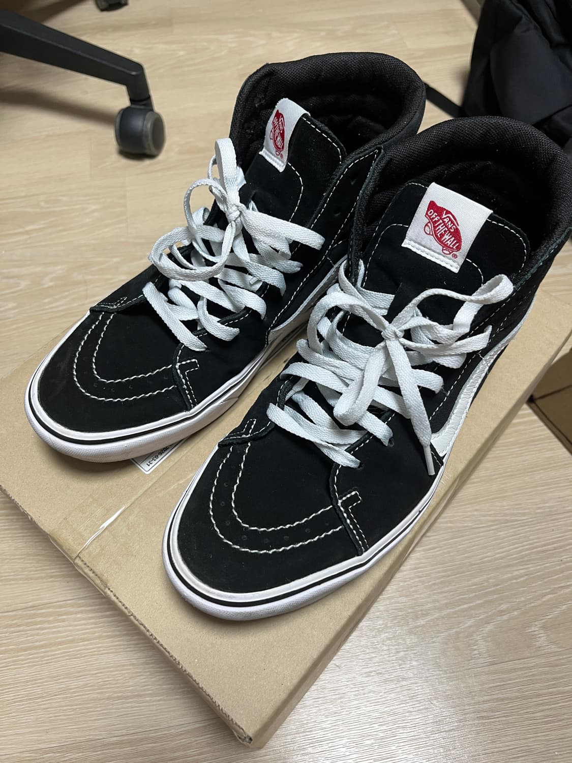 반스 스케이트 하이 블랙 280 상품이미지1