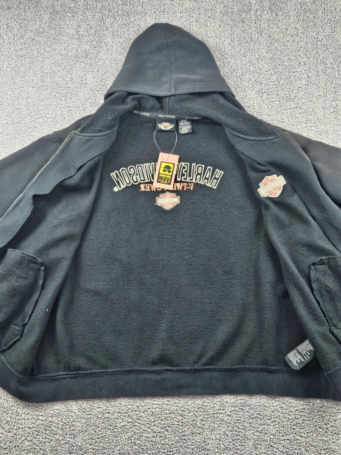 할리데이비슨 V-TWIN POWER 후드 집업 ( 2XL )/ 11146 상품이미지10