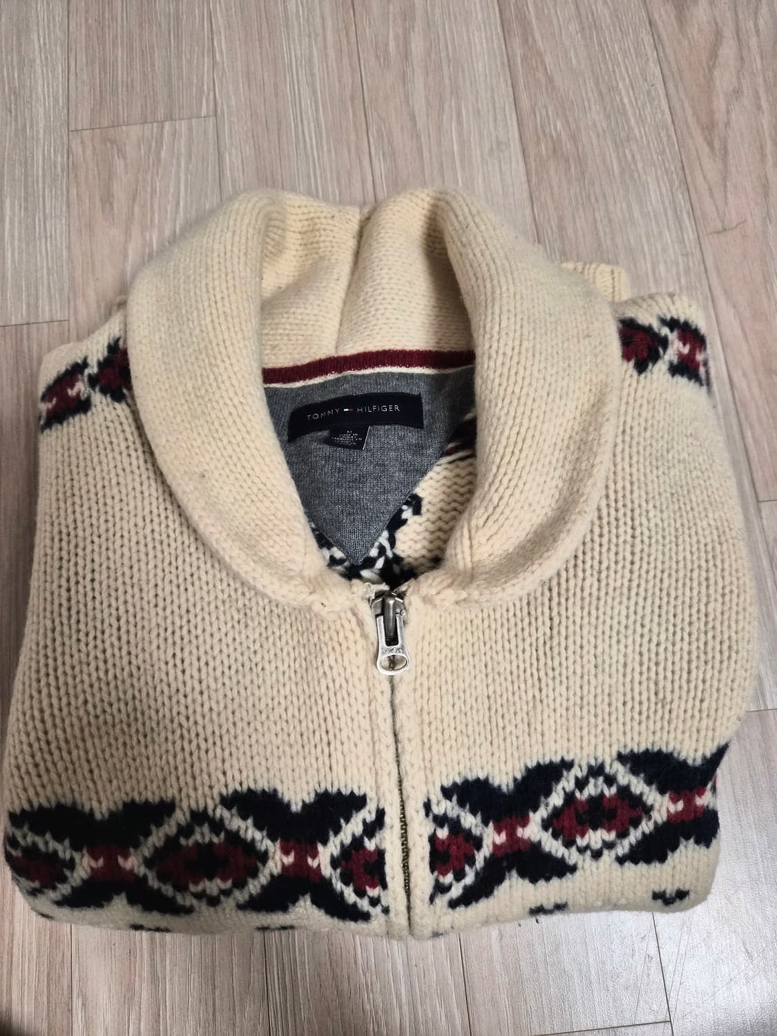 타미힐피거 노르딕 니트 가디건 M 상품이미지4