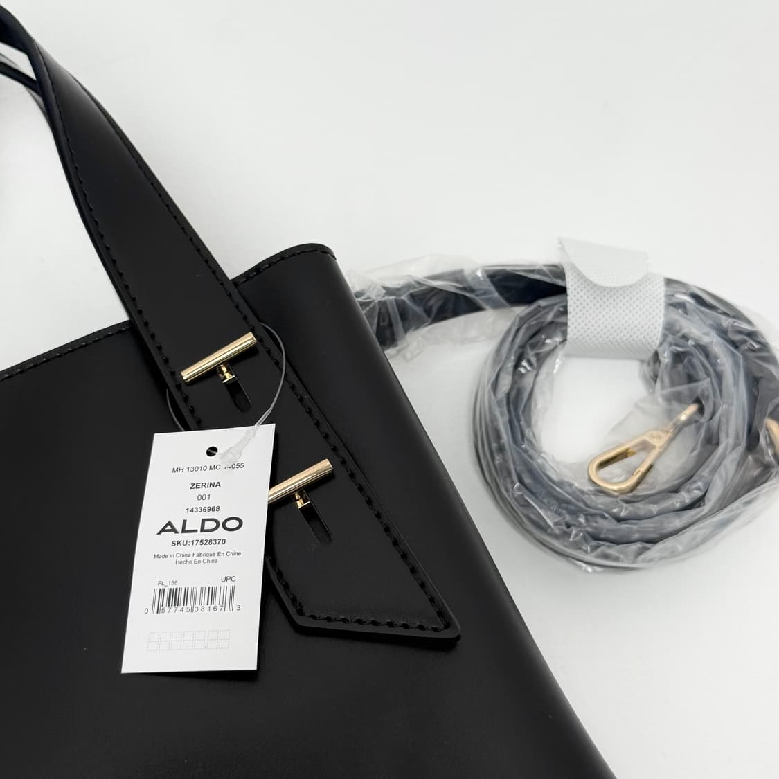 (새상품) 알도 제리나 사첼 백 토트백 겸 크로스백 블랙 상품이미지6