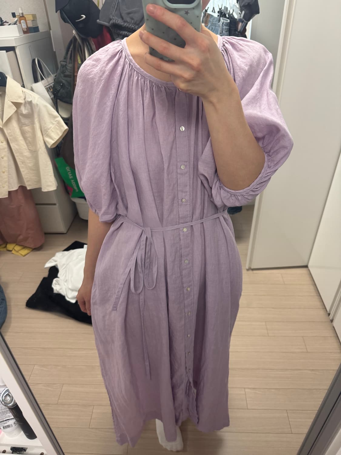 린넨 원피스 상품이미지1