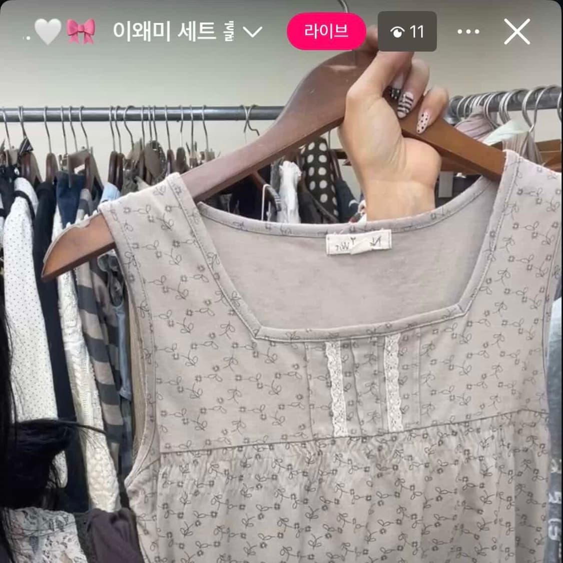 뮤트나시+꽃스커트  상품이미지1