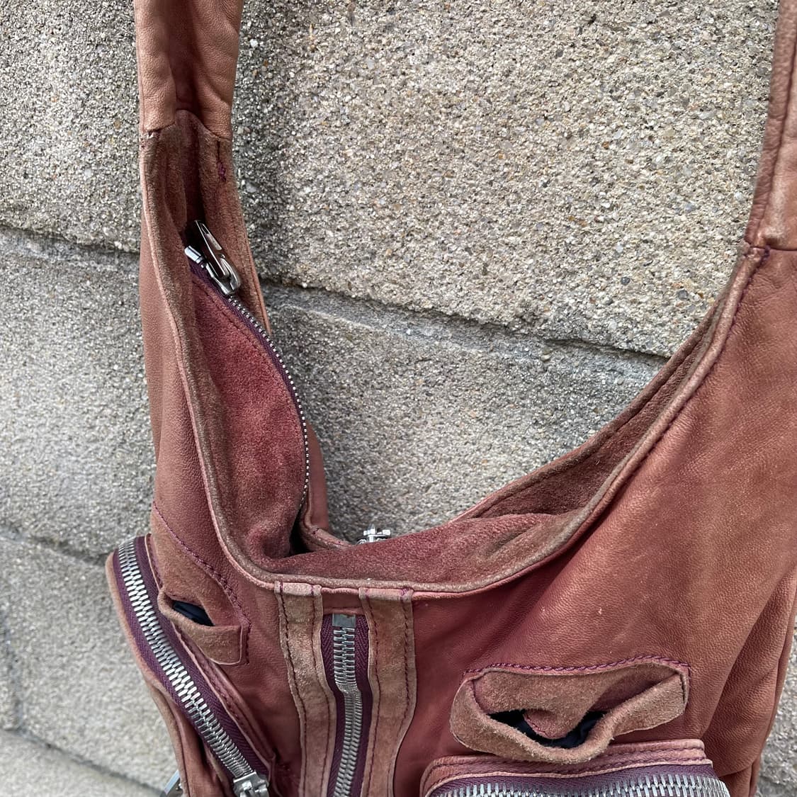 [OS] 알렉산더왕 도나 호보백 버건디 상품이미지8