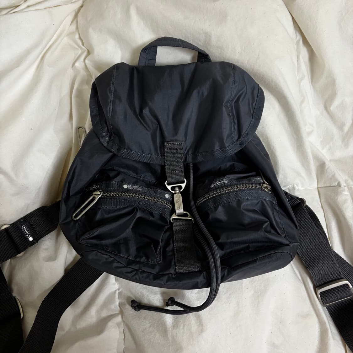 레스포색 섀도우C 그레이 미니 백팩 상품이미지1