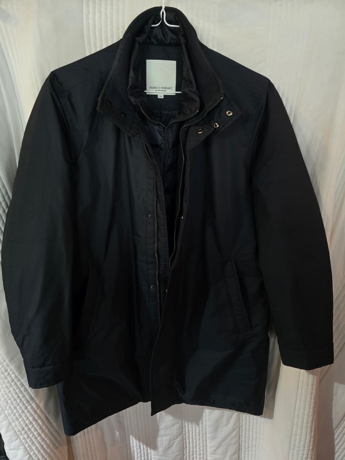 프랑코 페라로 블랙 남성 패딩코트 상품이미지2