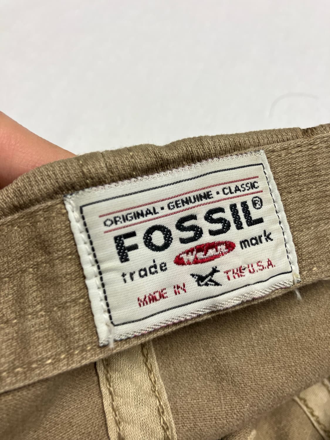 90s USA FOSSIL 파슬 스펠아웃 볼캡 상품이미지4