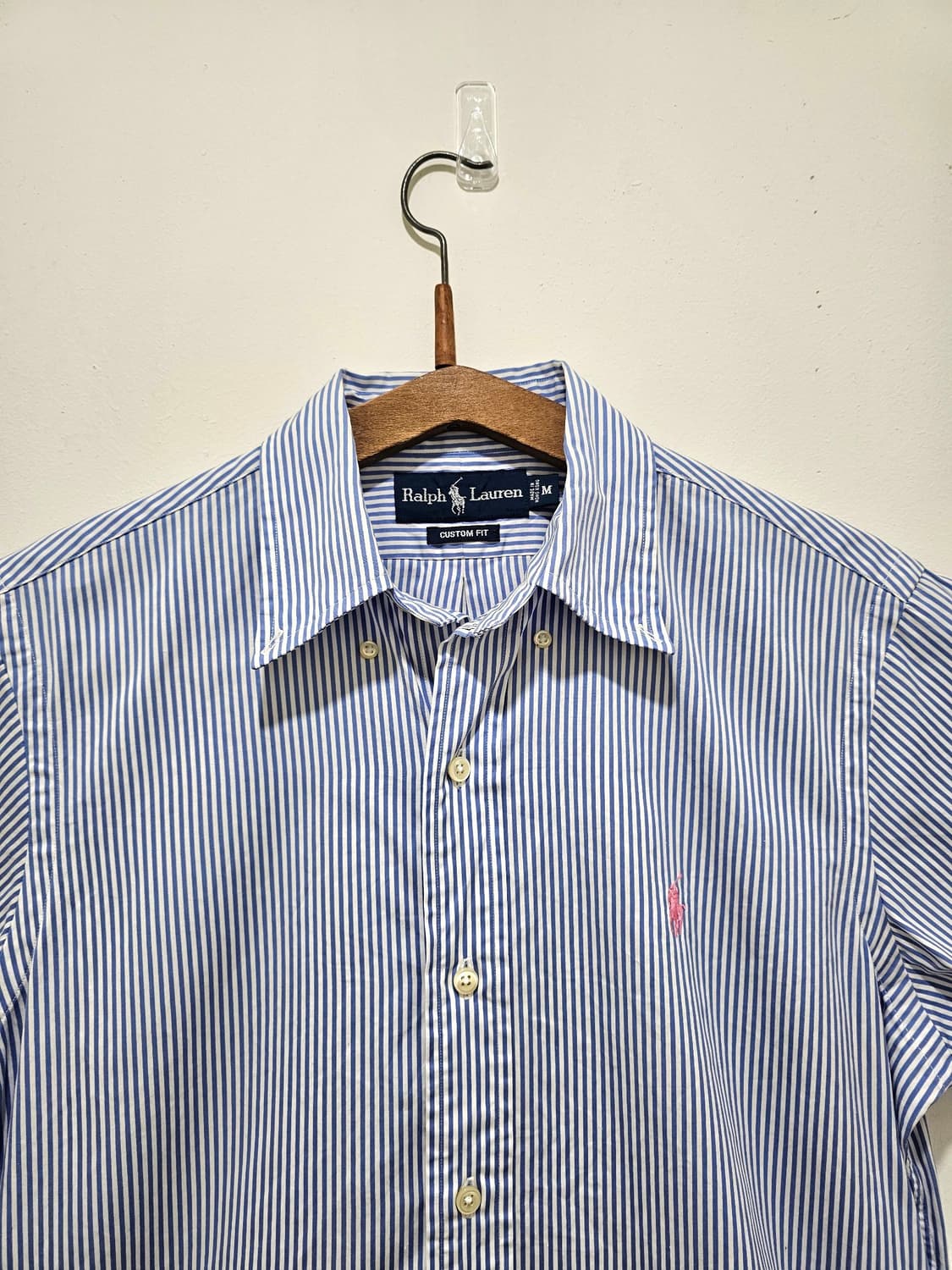 Ralph Lauren 스카이블루 스트라이프 반팔셔츠 상품이미지2