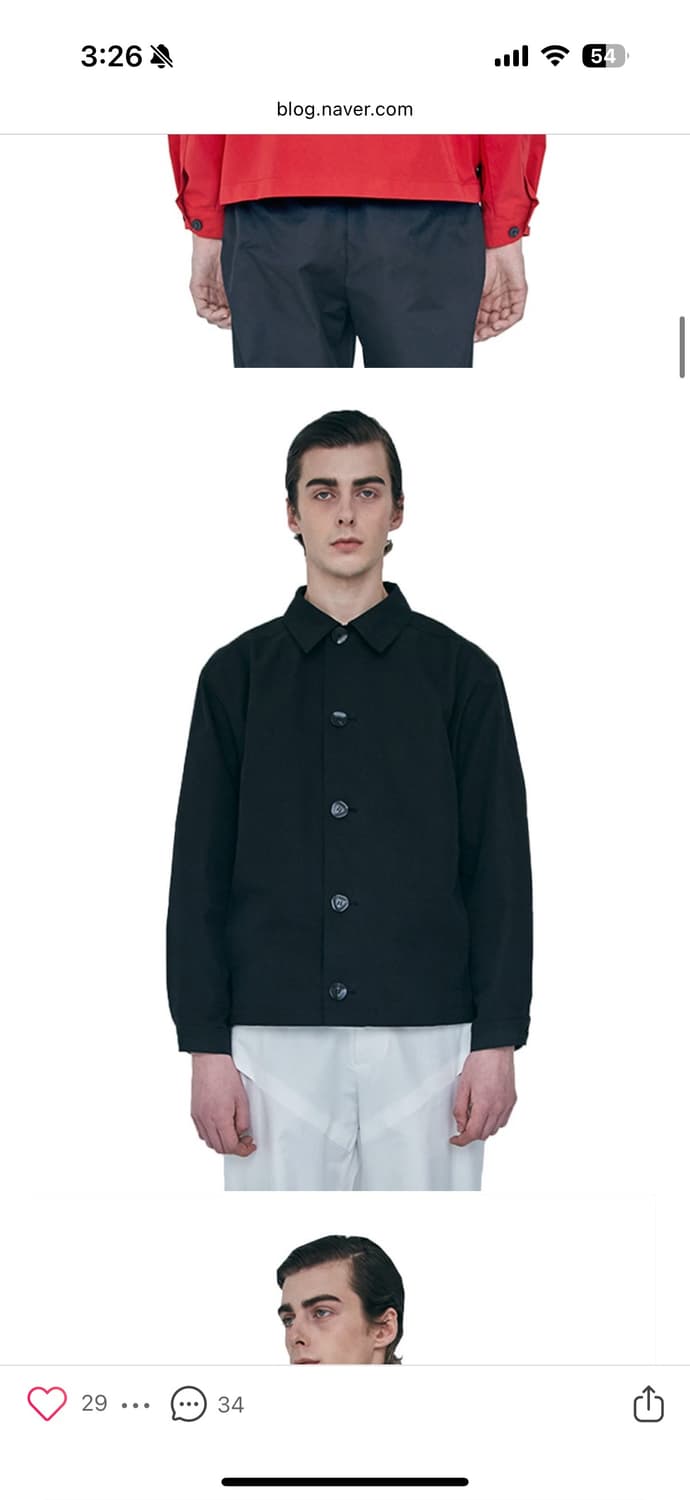 Aieul CNTR Jacket Black 상품이미지1
