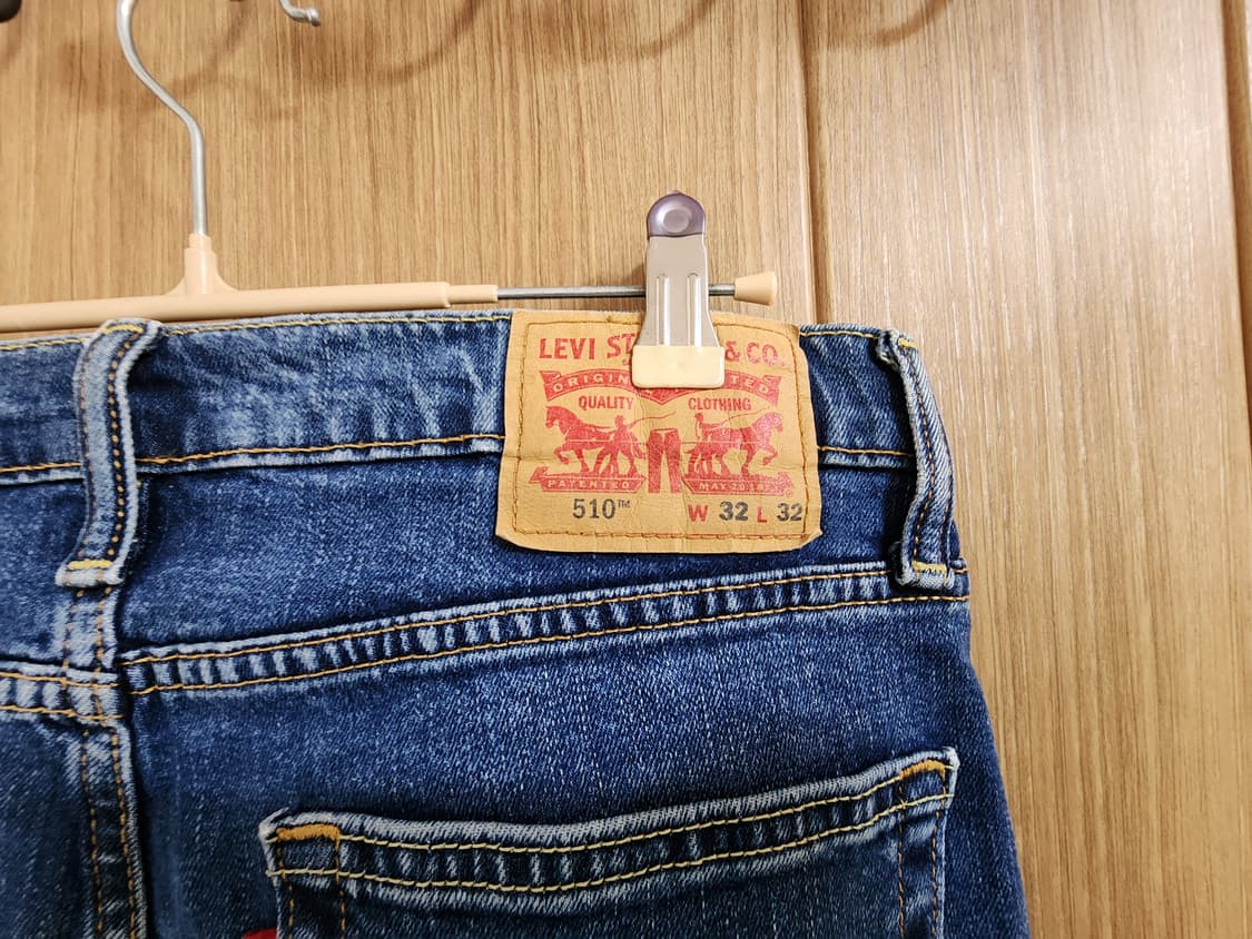 (32)리바이스 510 스키니핏 데님 팬츠 상품이미지4