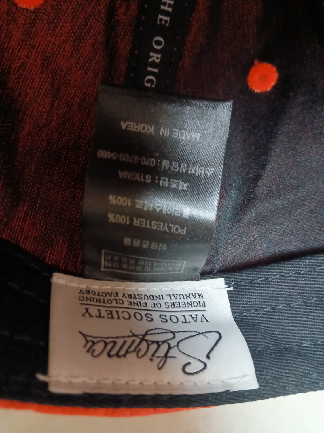 스티그마 STIGMA 정품 Fxxk 베이스 네온 오렌지 볼캡 야구 모자 상품이미지9