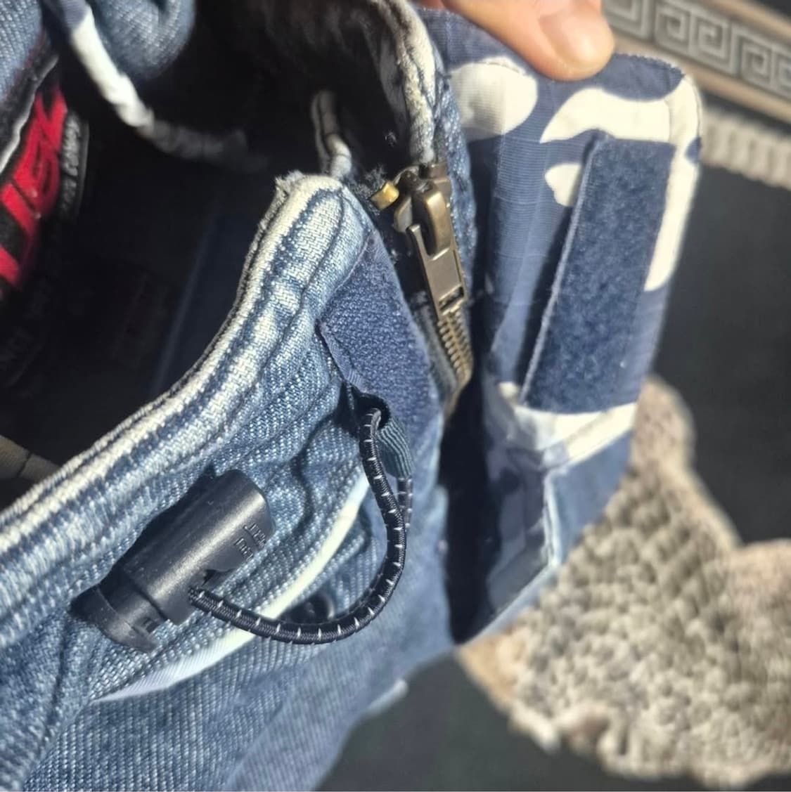 90's FUBU 올드스쿨 후드 데님 자켓 XL 상품이미지5