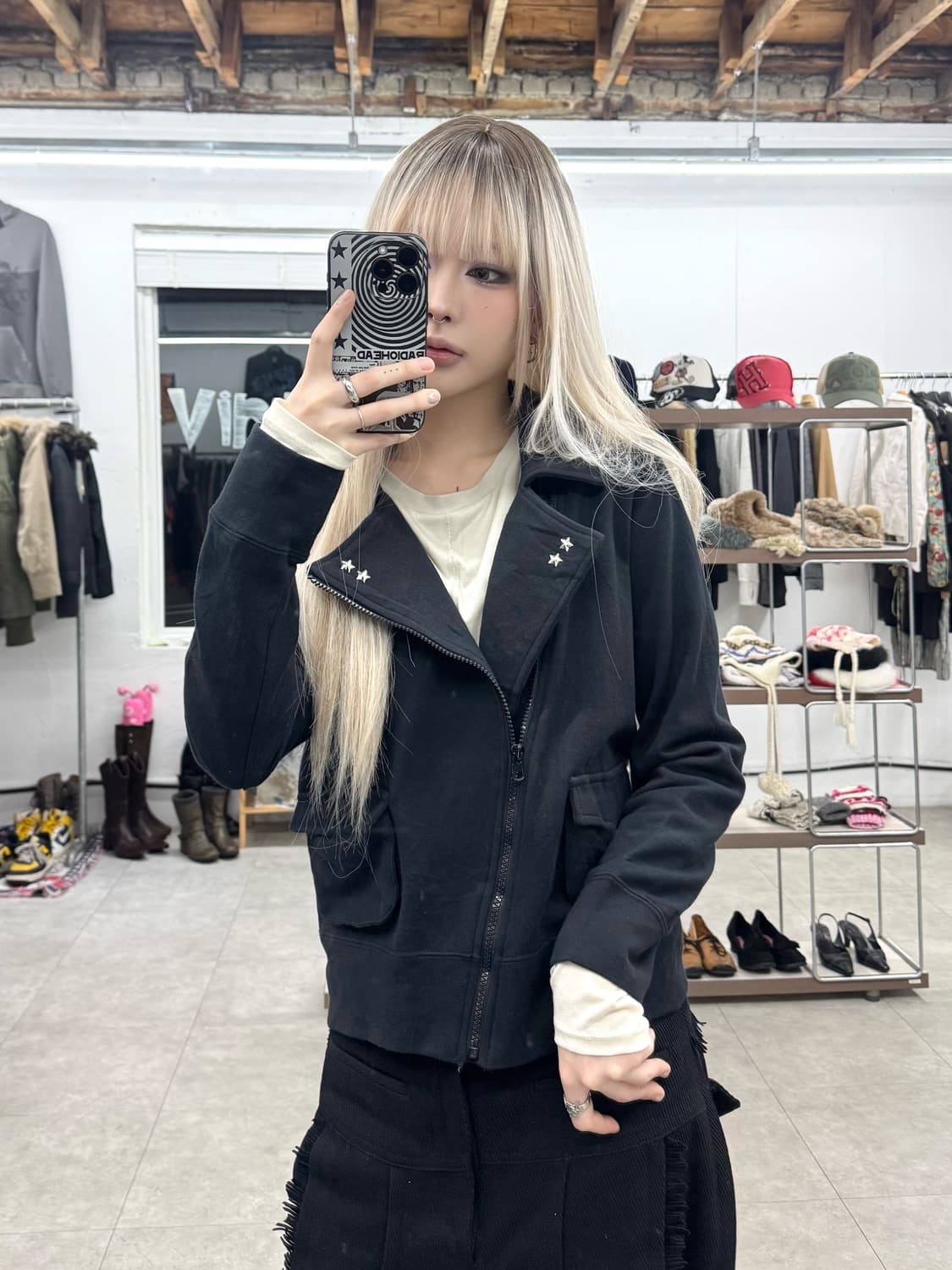 Rush Hour 사선 자켓 상품이미지1