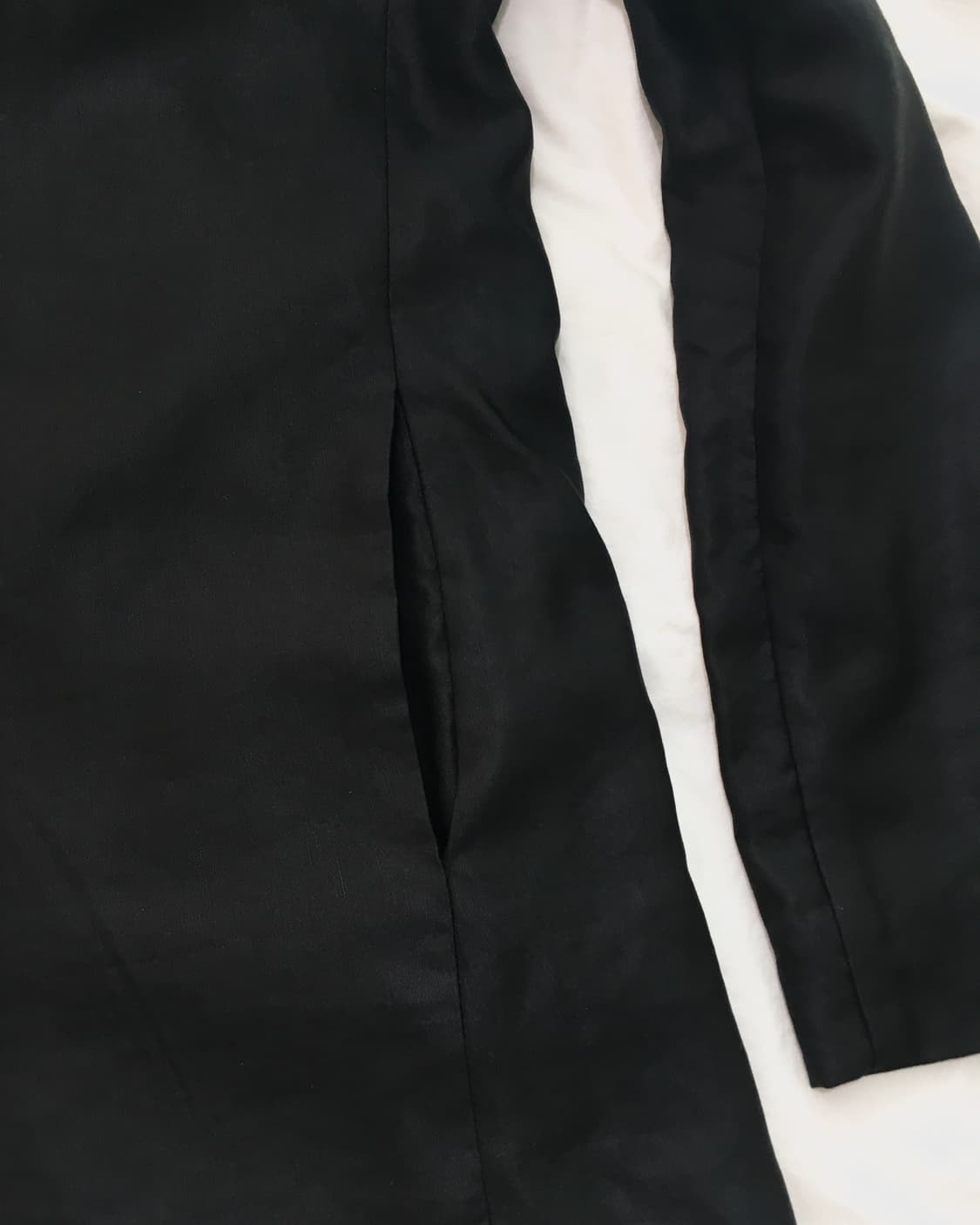 Helmut Lang linen-silk colla open blazer 상품이미지5