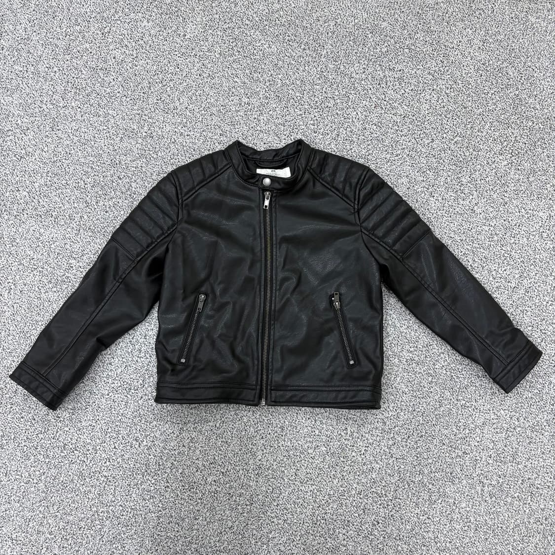 6-7Y H&M 키즈 레더 자켓 0312J 상품이미지1