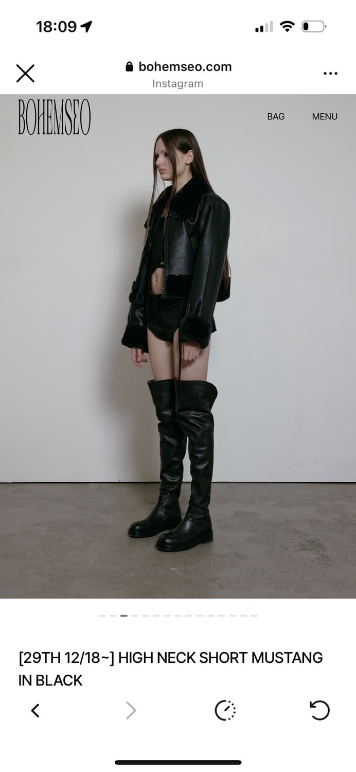 새상품) 보헤미안서울 무스탕 상품이미지6