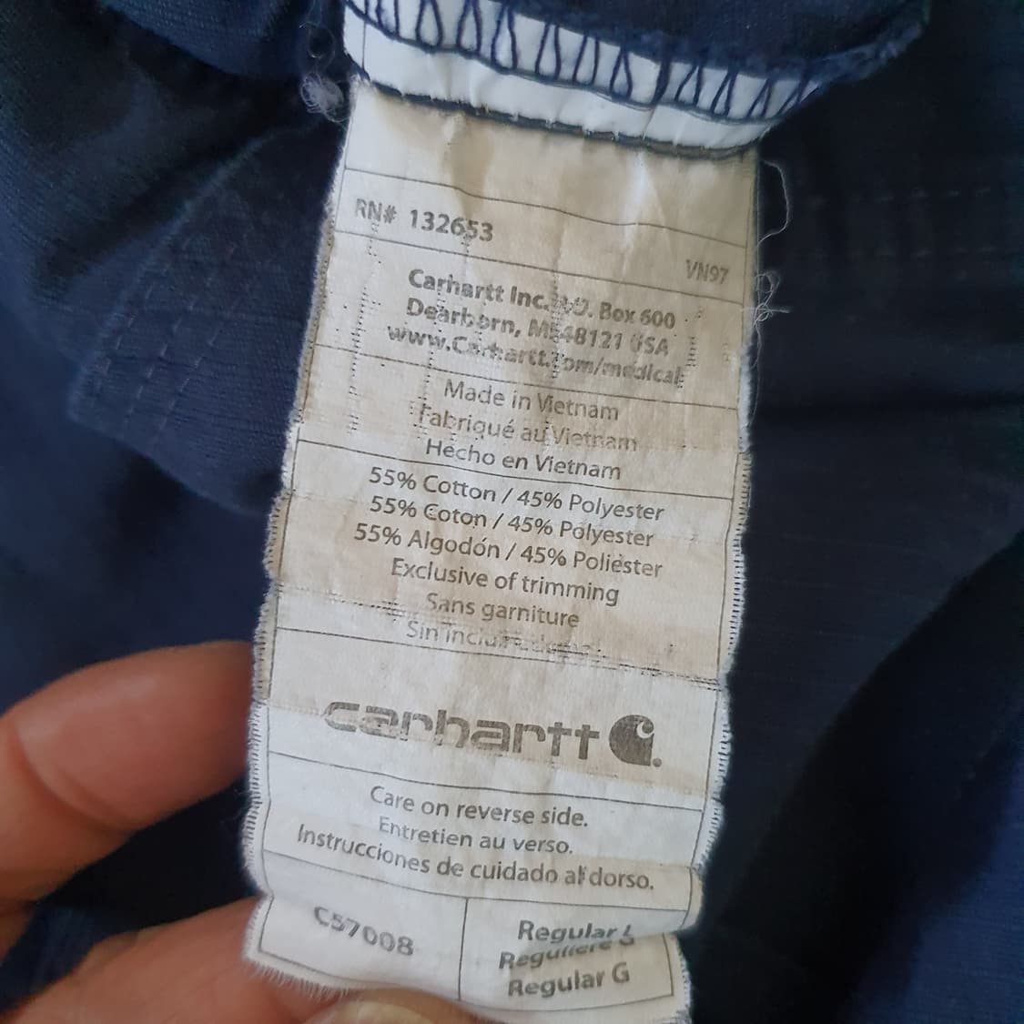 칼하트 스크럽(Scrub) 팬츠  no.97 상품이미지5