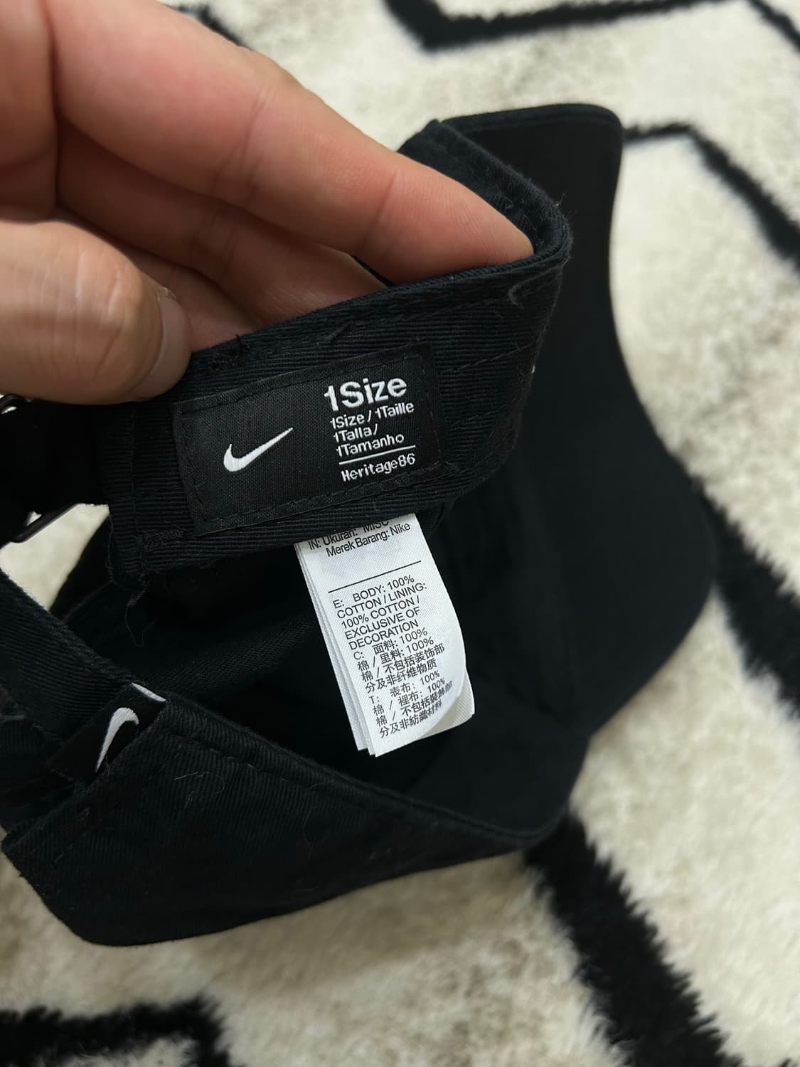 나이키 스우시 볼캡/블랙 상품이미지4