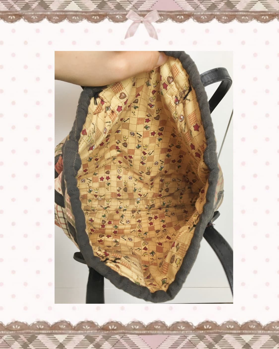 모리 나뭇잎 숄더백 상품이미지5