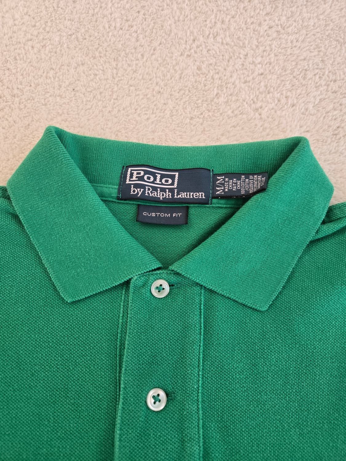 폴로 랄프로렌 그린 반팔 폴로티 M 상품이미지4
