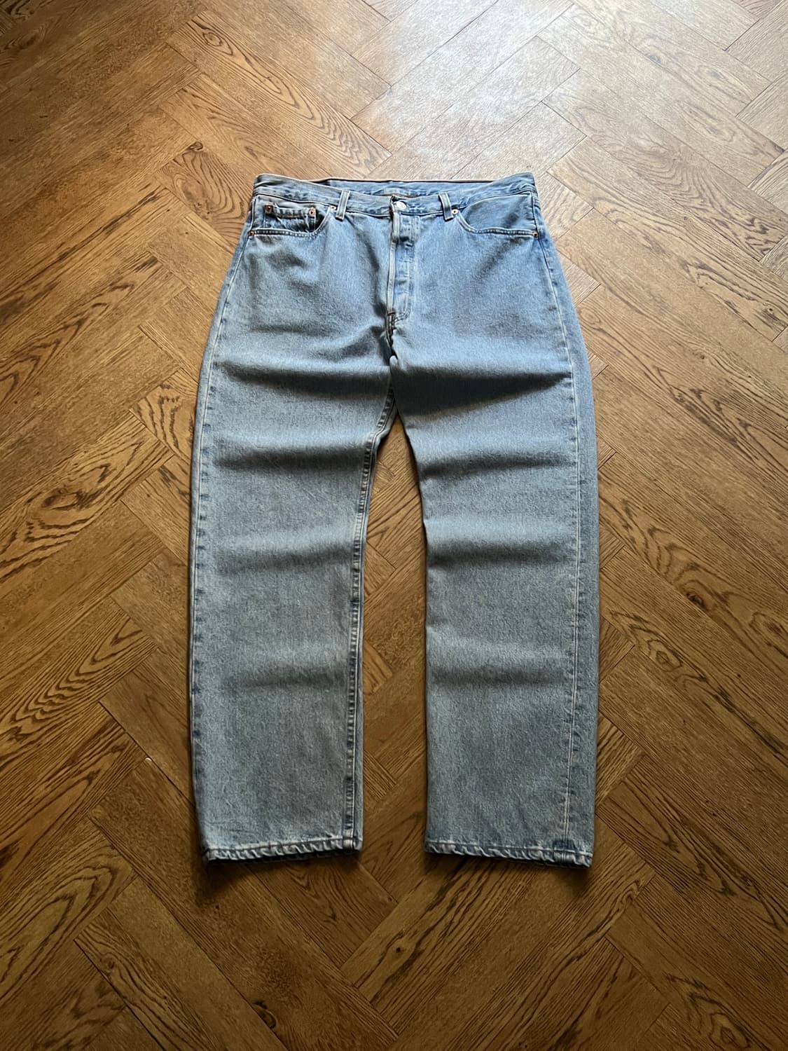 [38]90's 리바이스 501 Made in USA 데님 팬츠 S12 상품이미지2