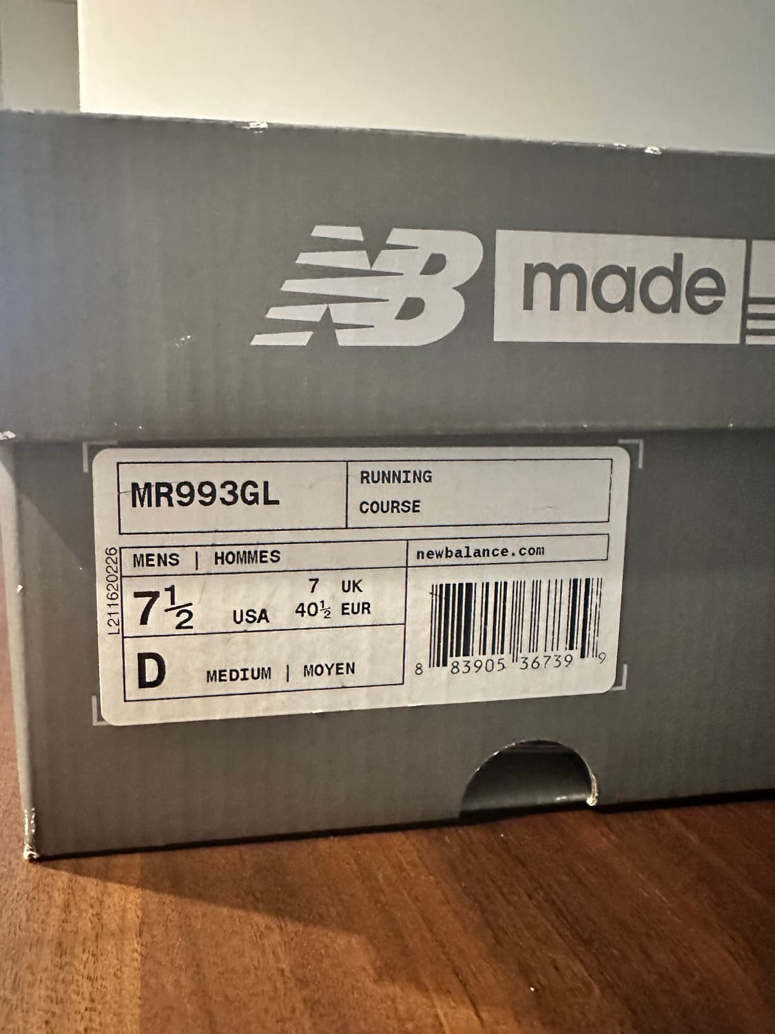 뉴발란스993 그레이 255 상품이미지7