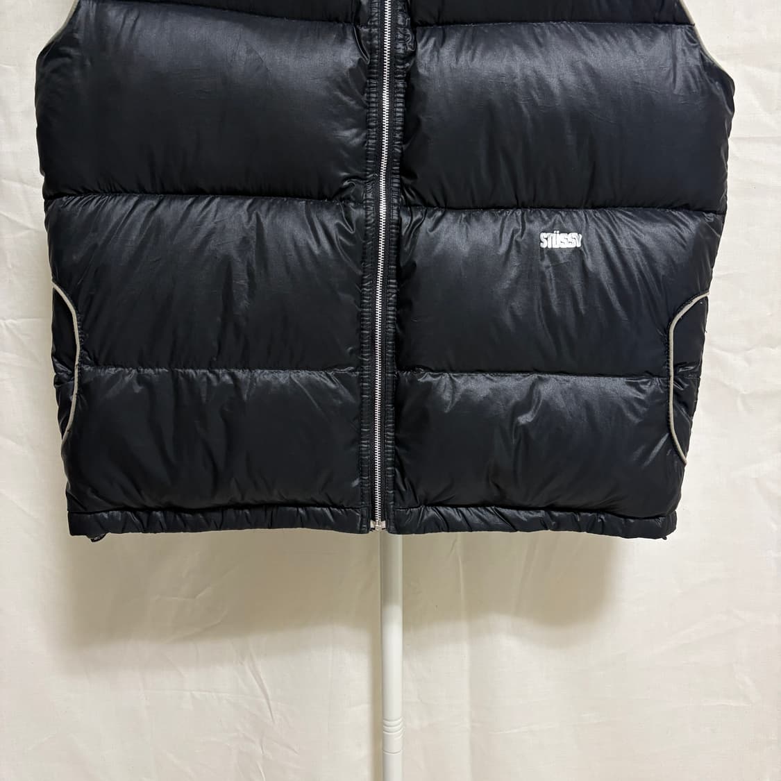 스투시 어센틱 기어 구스다운 패딩 베스트 / 블랙, M 상품이미지3