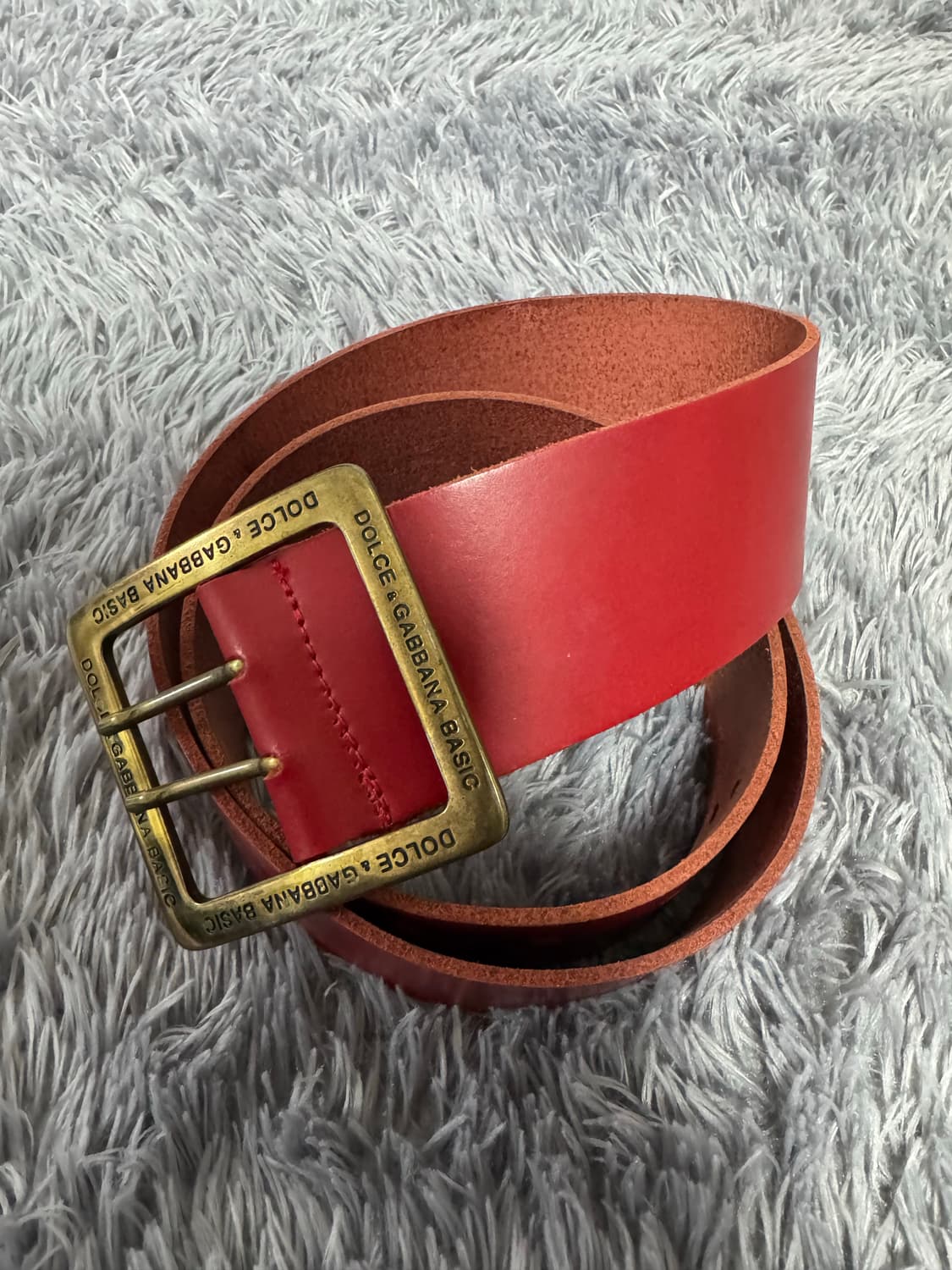 돌체앤가바나 레드 벨트 상품이미지3