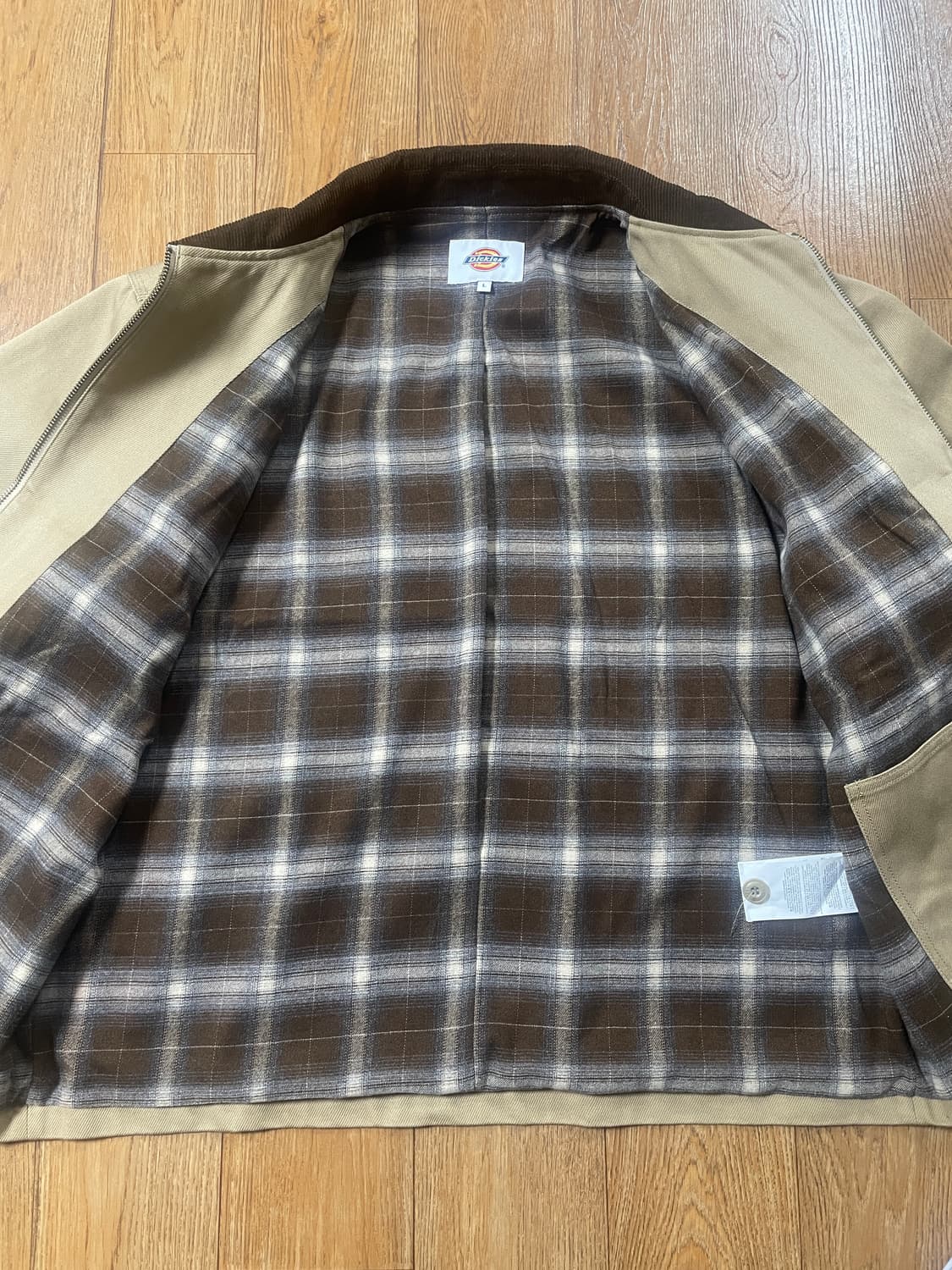 디키즈 트윌 워크 자켓 카키 L 새상품  상품이미지9