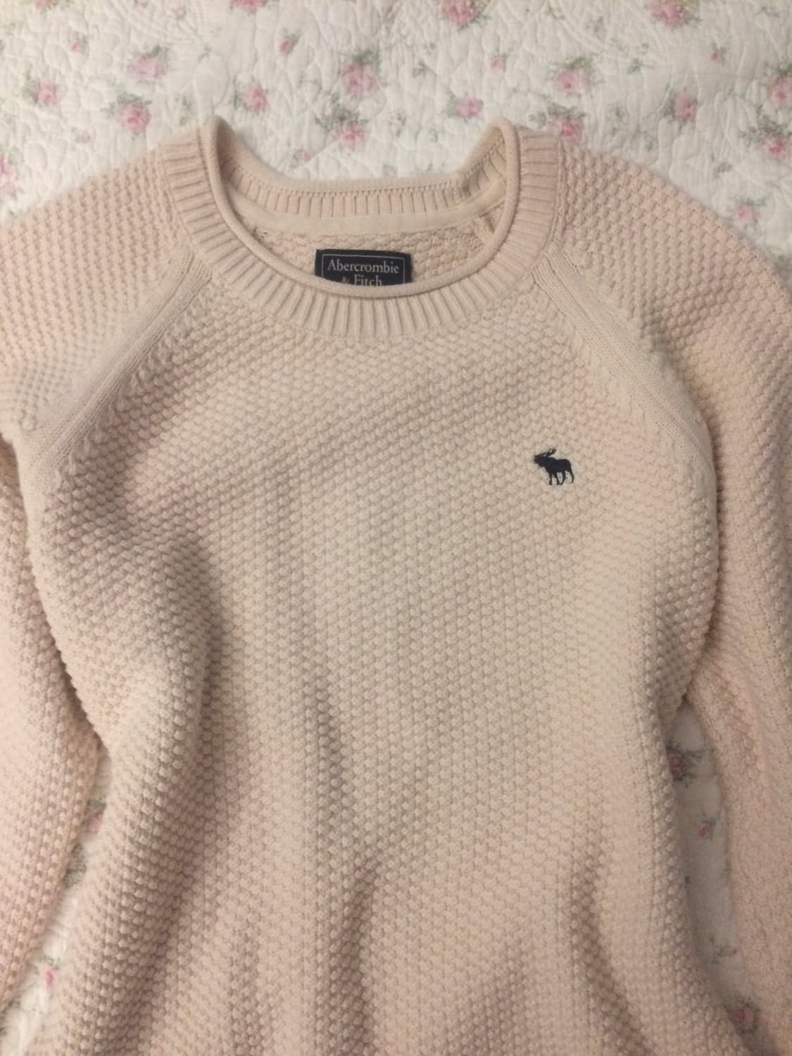 아베크롬비 딸기우유 니트 하구미 아오이유우깔 상품이미지2