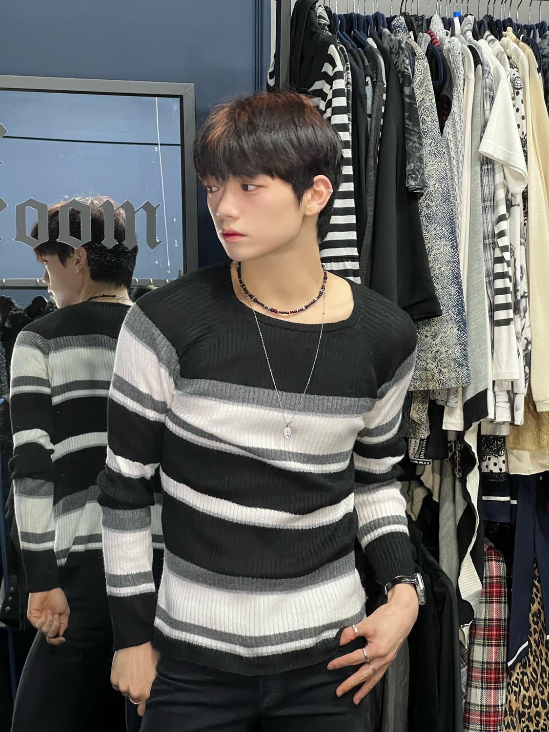 Earth music Knit 상품이미지4