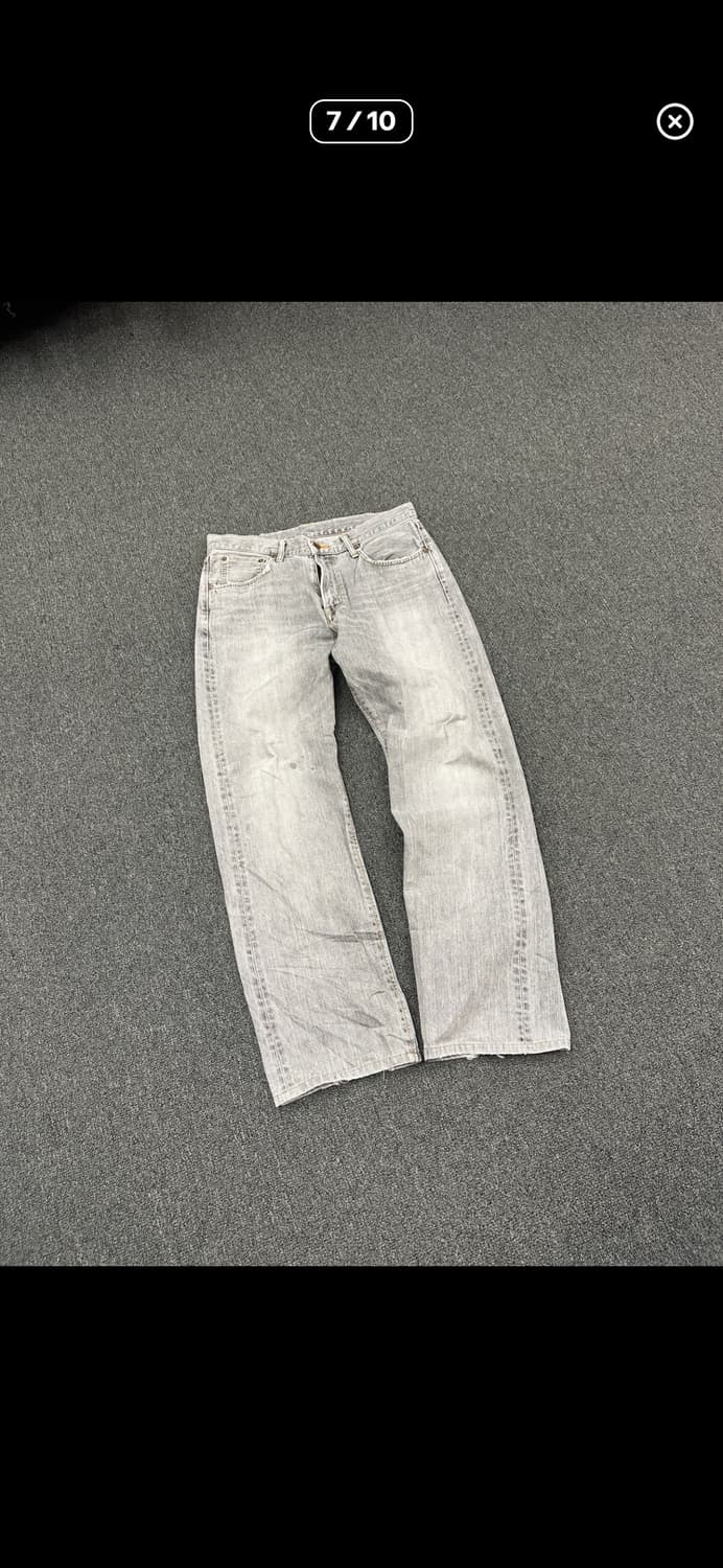 33) 에드윈 505zx 그레이 워싱 데님팬츠 상품이미지8