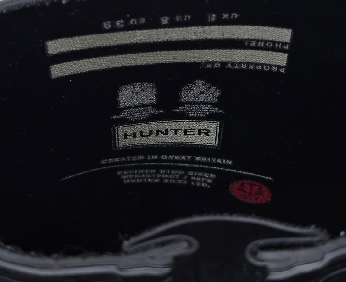 Hunter 헌터 리파인드 스터드 바이커 여성 레인부츠 상품이미지8