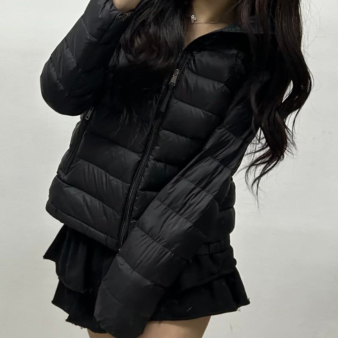 폴로 랄프로렌 신형 라벨 블랙 경량 패딩 자켓(S) 상품이미지3