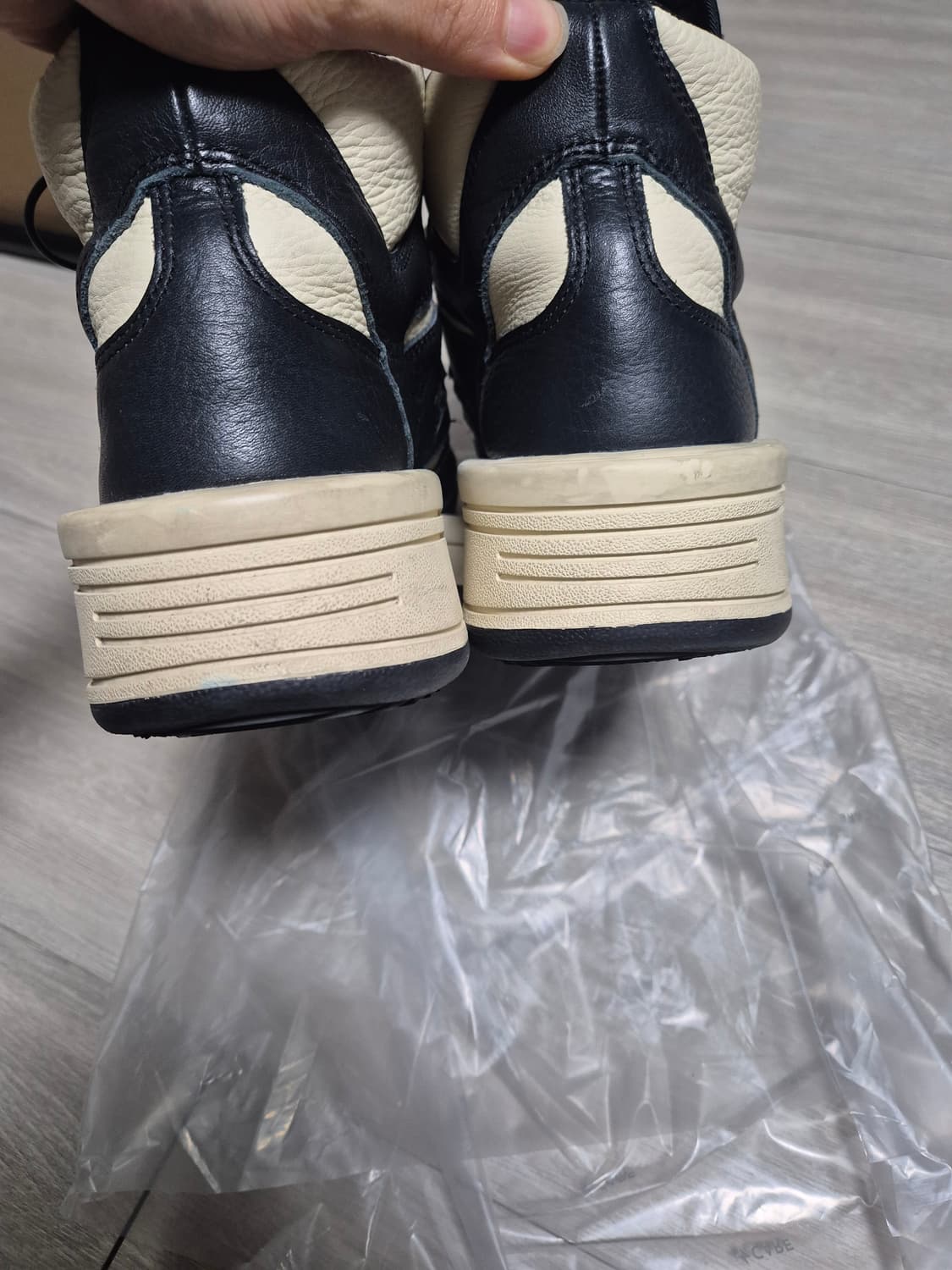 [250] 릭오웬스 컨버스 다크쉐도우 터보웨폰 블랙크림 상품이미지4