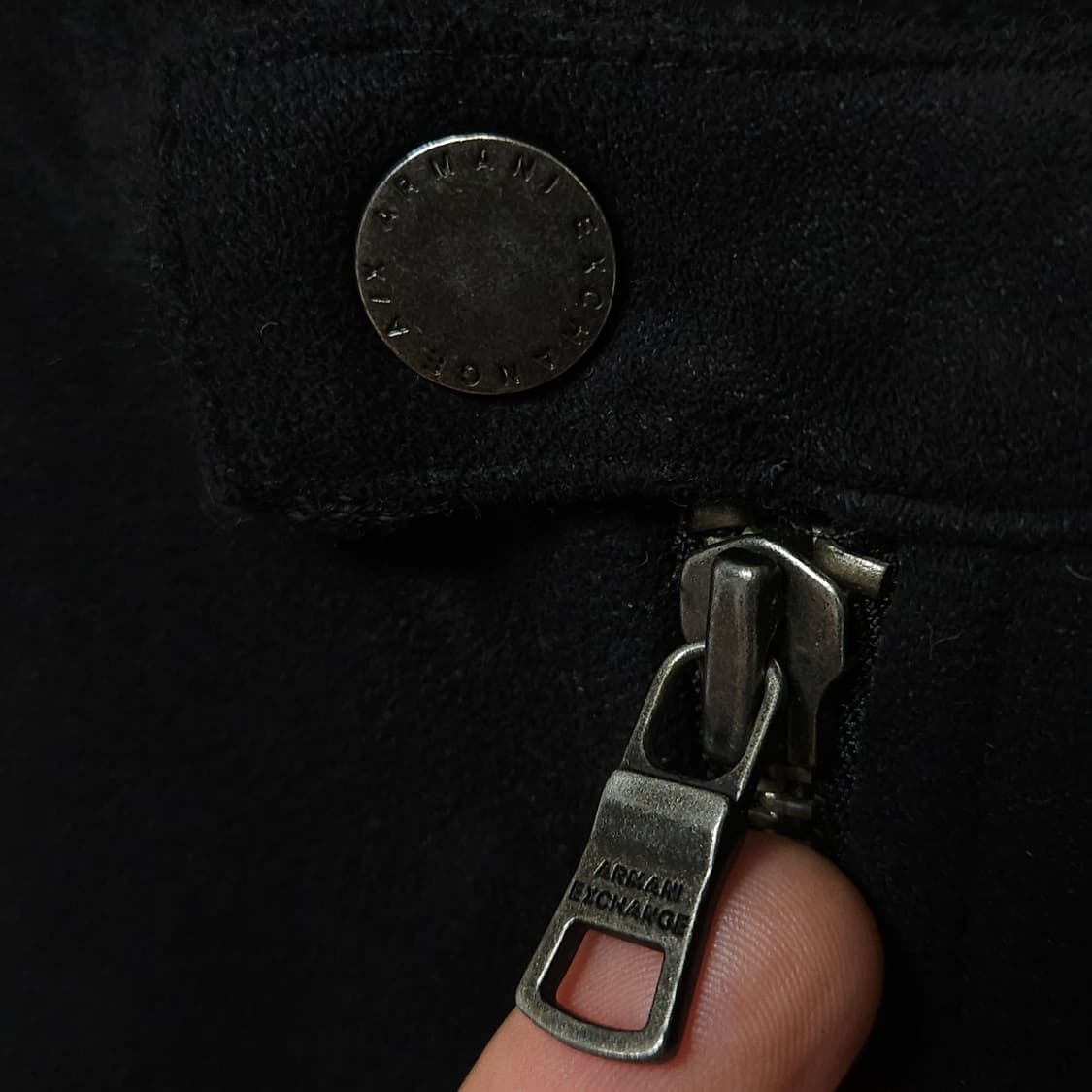 L ) 알마니 익스체인지 남성 스웨이드 니트 상품이미지4