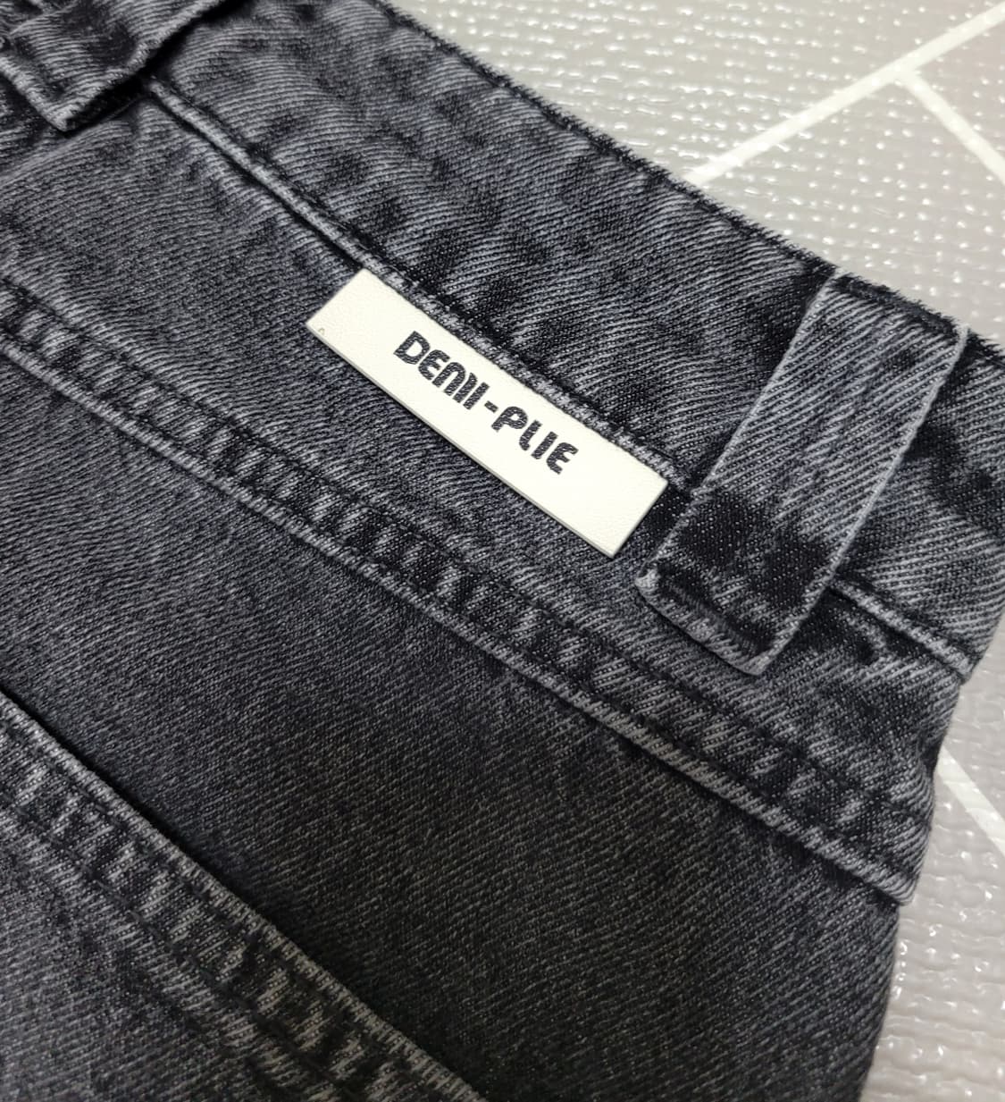 SJSJ 에스제이에스제이 워시드 와이드 데님 팬츠 S 상품이미지5