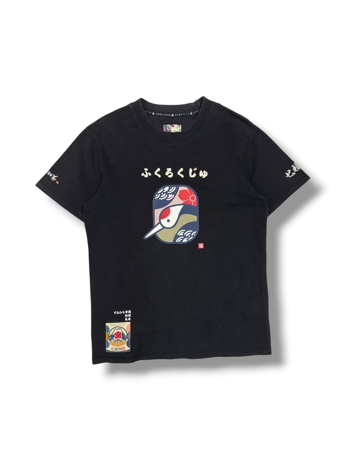 에도카쓰 제팬 후쿠로쿠쥬 빈티지 티셔츠 (M)   상품이미지1
