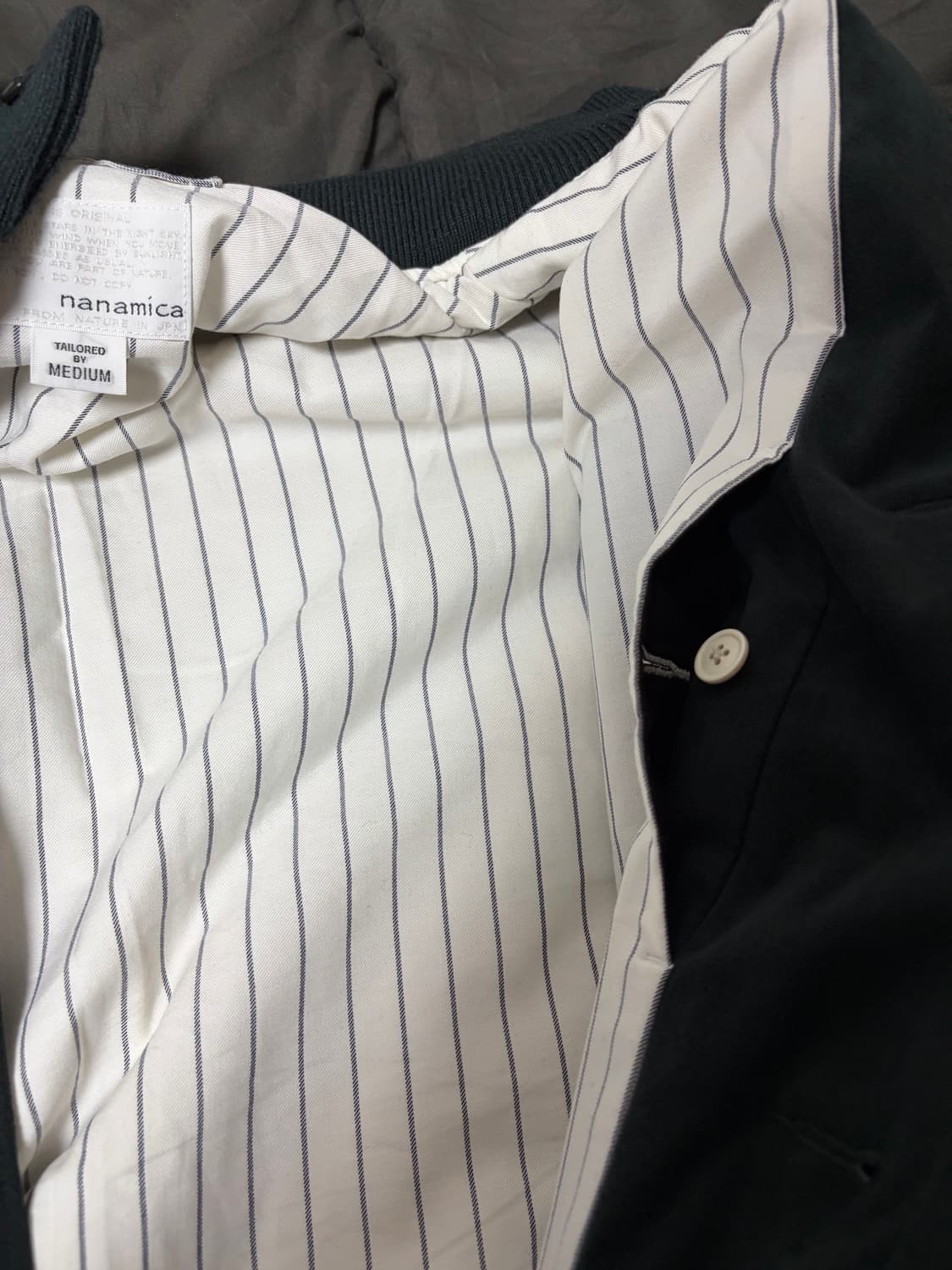 나나미카 인슐레이션 크루자켓 모스그린 상품이미지3