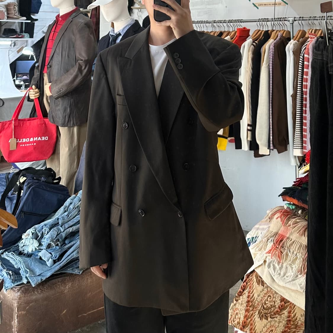 (착용컷) BACHRACH 더블 브레스트 자켓 (남성용 108) 상품이미지3